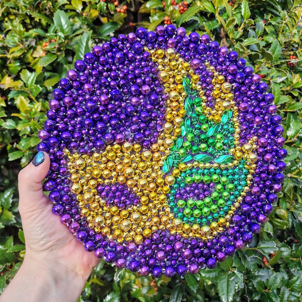 Trying It On: Mardi Gras Bead&nbsp;Mosaics
